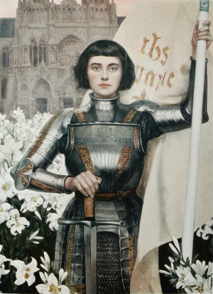 Jeanne d'Arc and her banner